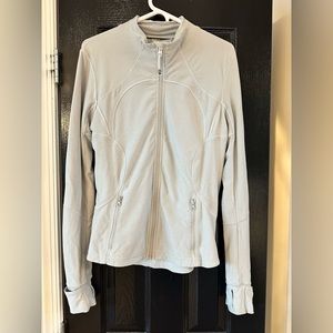 Lululemon Forme jacket Luon Size 10 Gray Grey
